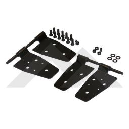 Half Door Hinges (Black)