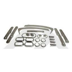 Complete Interior Trim Kit (4-Door; Chrome)