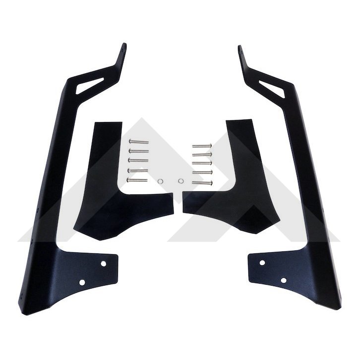 LED Light Bar Windshield Bracket Set: RT Off-Road