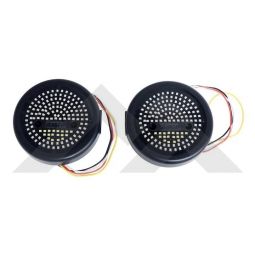 Round LED Tail Light Kit (5-Inch)