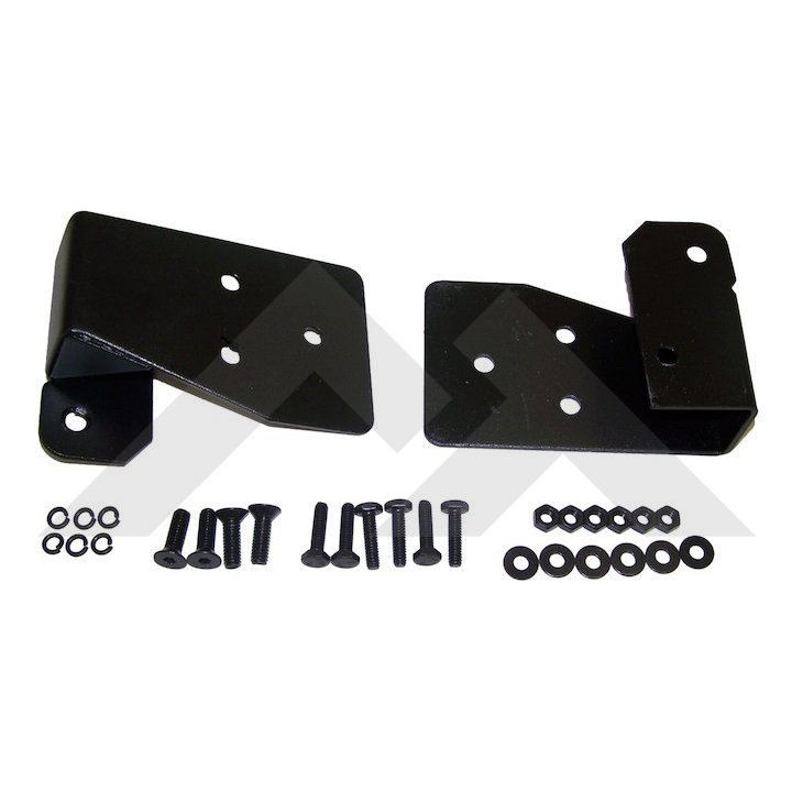 Mirror Relocation Brackets (Black): RT Off-Road