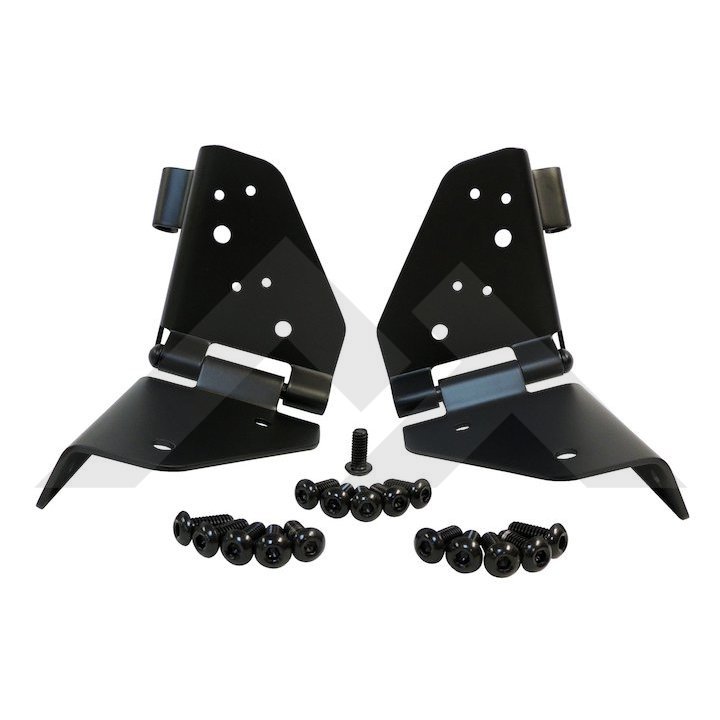 Windshield Hinge Kit (Black): RT Off-Road